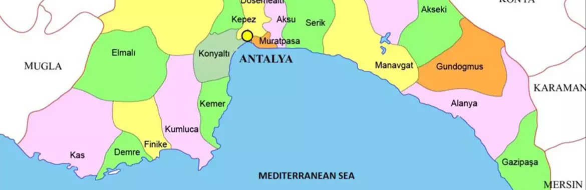 نقشه آنتالیا