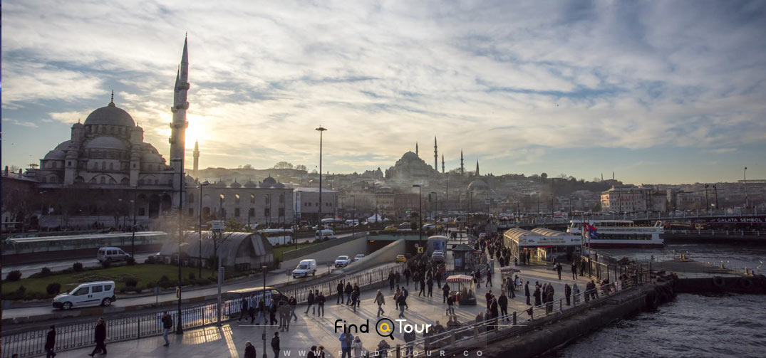 پیاده روی در کنار تنگه بسفر استانبول