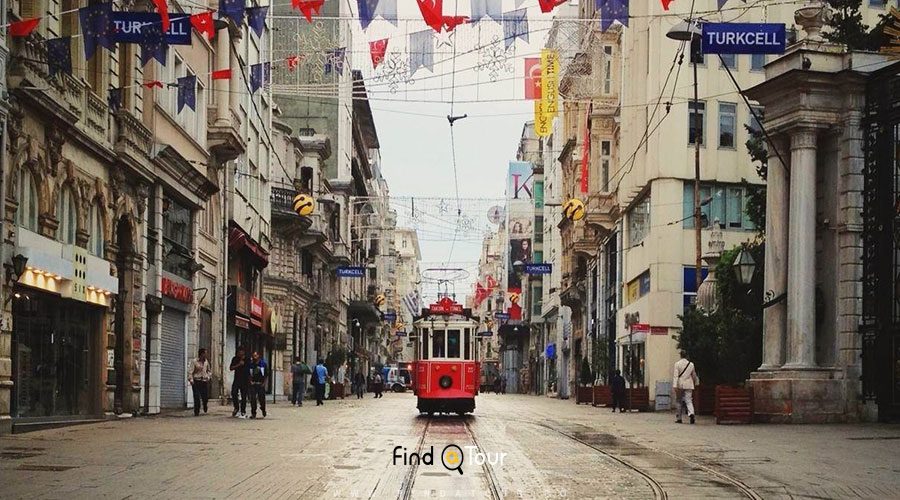کشف خیابان استقلال استانبول
