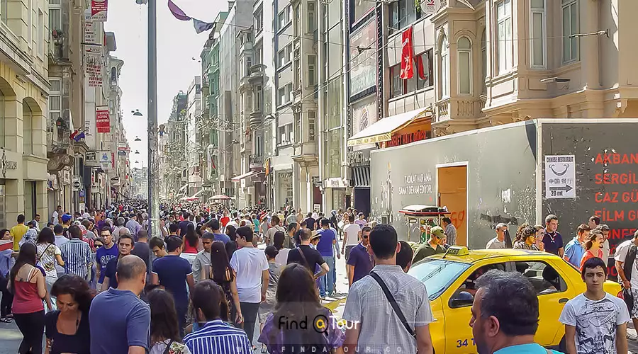 مراکز خرید خیابان استقلال استانبول