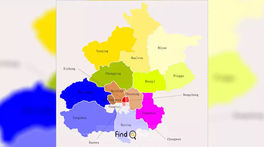 نقشه پکن در چین