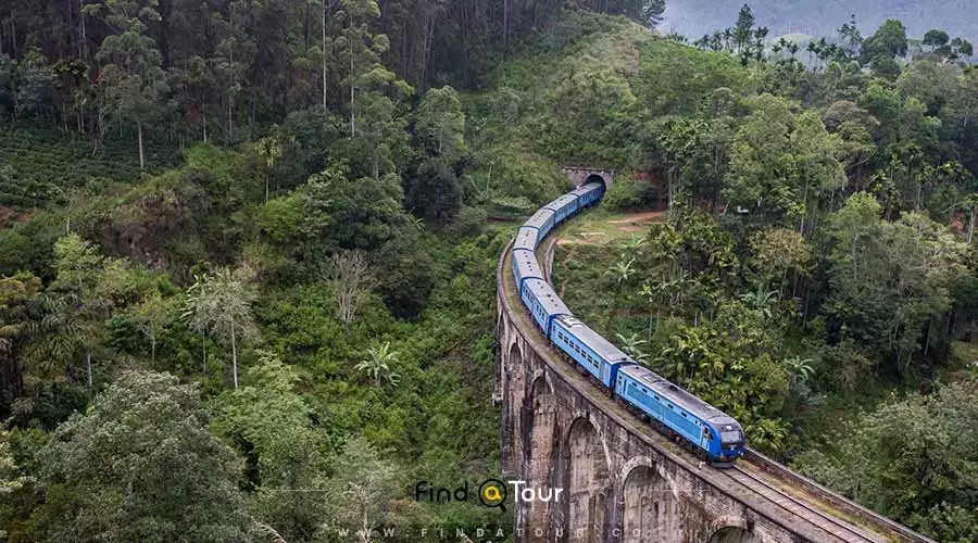 قطار کندی به کلمبو سریلانکا