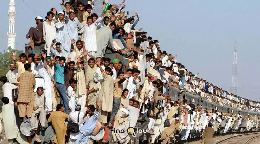 عکس جالب از قطارهای شاوغ هندی