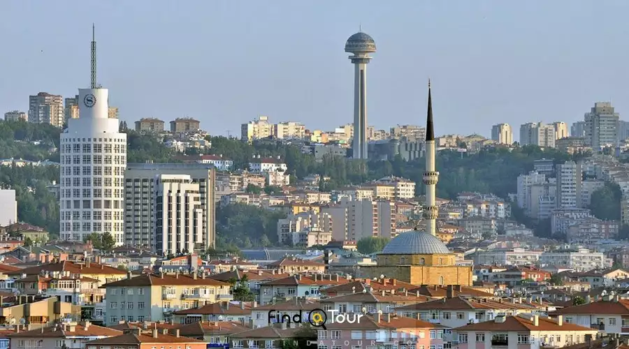 منظره اصلی شهر آنکارای ترکیه