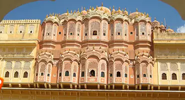 قصر هوا محل در شهر جایپور هند
