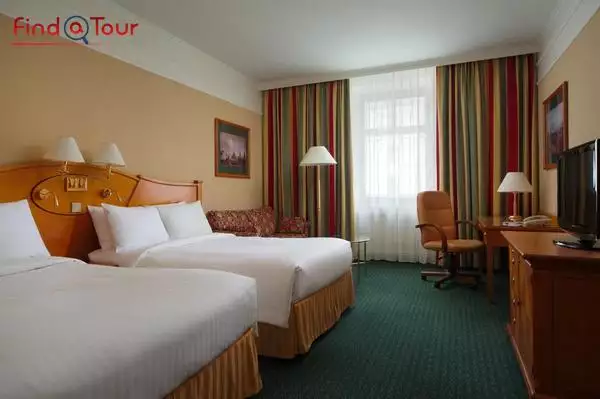 اتاق خواب هتل مسکو ماریوت گرند