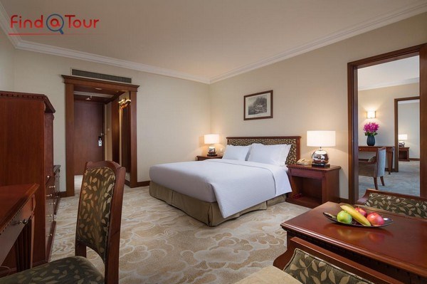 اتاق خواب هتل هوآ تینگ اند تاورز شانگهای