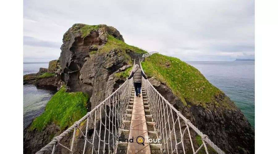پل طنابی کاریکارید در ایرلند