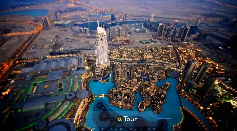 عکسبرداری هوایی از شهر زیبای دبی و برج خلیفه