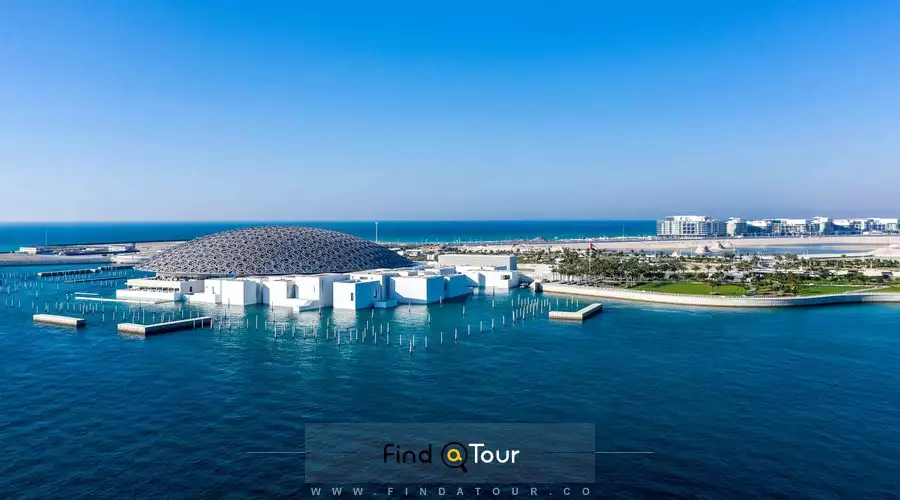 موزه لوور ابوظبی امارات در جزیره سعدیات