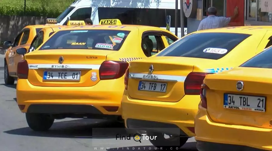 نمره پلاک تاکسی استانبول
