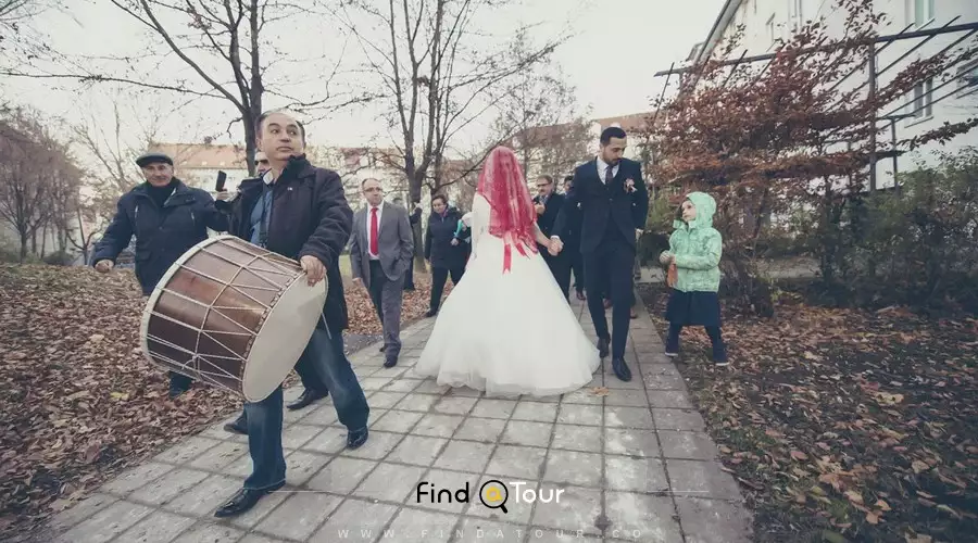  برگزاری مراسم عروسی در ترکیه