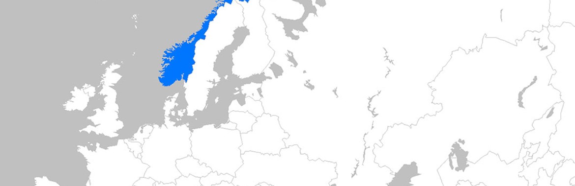 نقشه نروژ