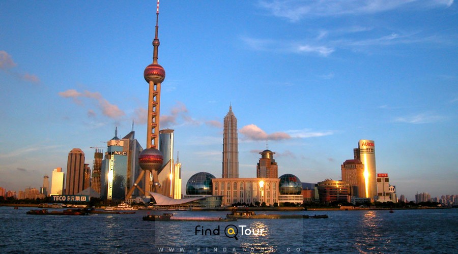 عکس برج تلویزیونی مروارید خاور شانگهای چین