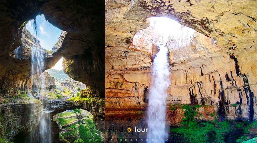 عکس آبشار باتارا جورج لبنان