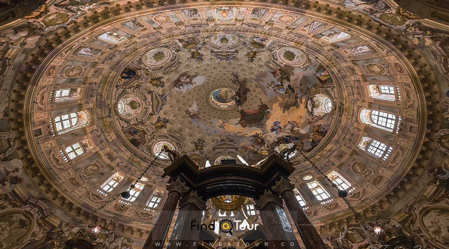 نقاشی گنبد کلیسای سنتا ماریا دلفیوره فلورانس ایتالیا