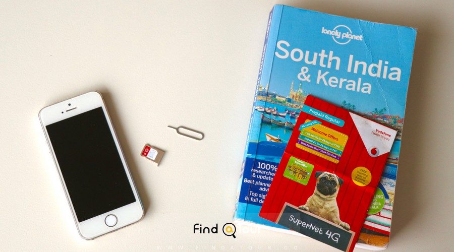 تلفن همراه  وسیم کارت برای گردشگران در تور هند