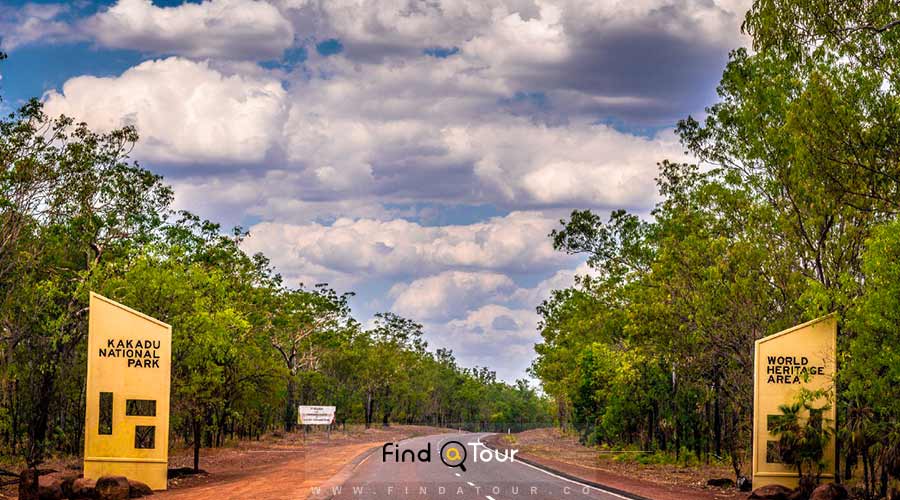ورودی پارک ملی کاکادو استرالیا