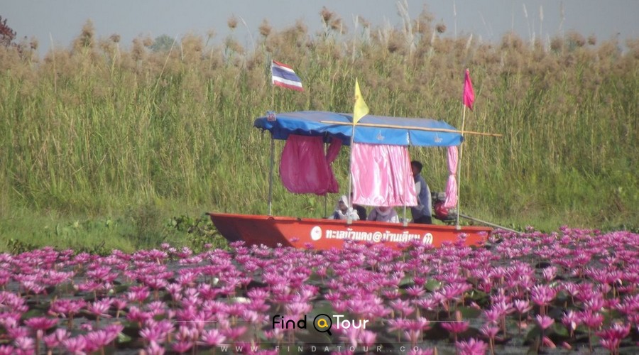 قایق های تفریحی دریاچه نونگ هان تایلند
