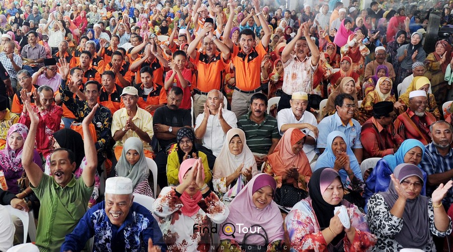 مردم مالزی با فرهنگ های مختلف