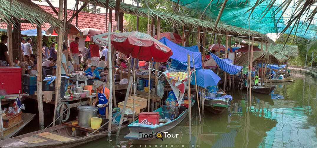 بازار شناور بانگ نام فوئنگ تایلند