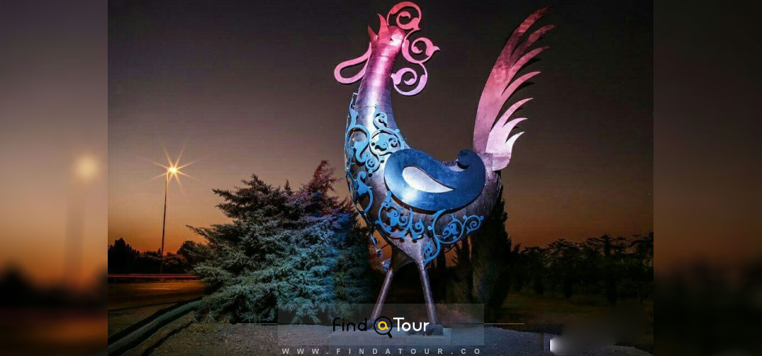 نماد طاووس در هفت باغ علوی کرمان