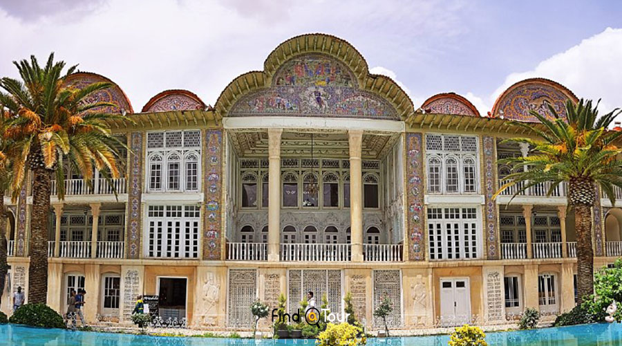 عمارت اصلی باغ ارم شیراز