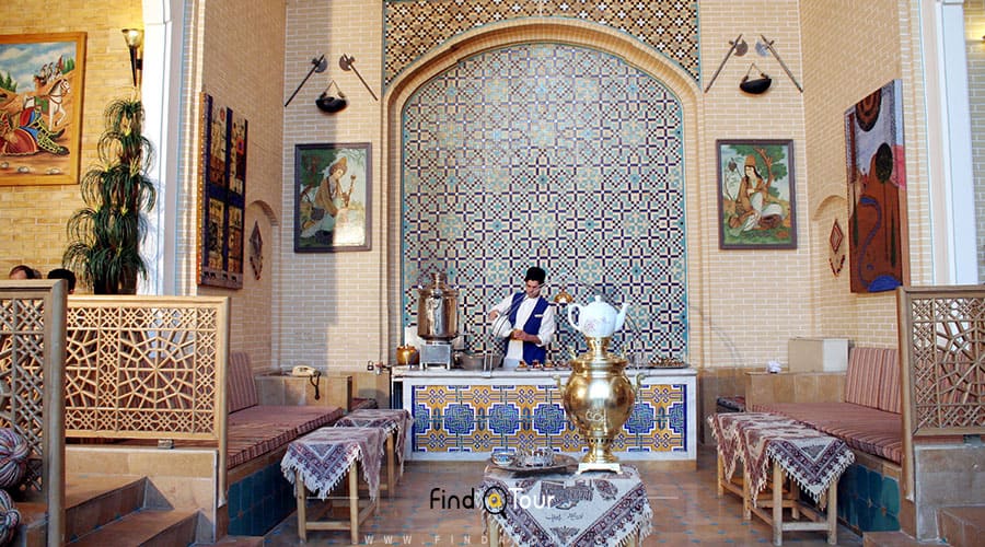 چایخانه سنتی هتل عباسی اصفهان