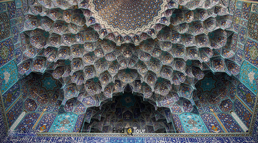  معماری مسجد شیخ لطف الله اصفهان 