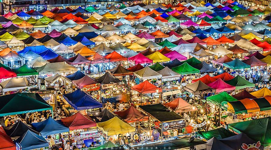 بازار شبانه راچادا بانکوک
