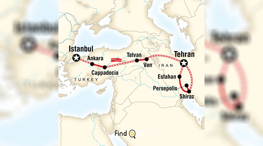 از ایران به استانبول