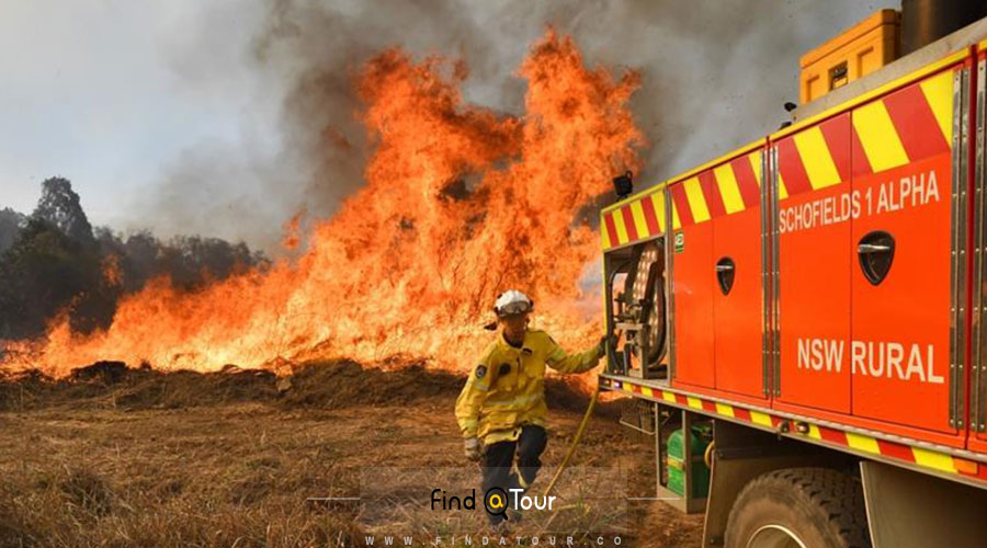 آتش سوزی در کوئینزلند