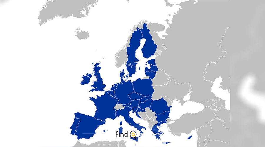 نقشه اتحادیه اروپا