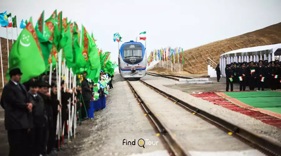 کریدور راه آهن شمال جنوب استان گلستان