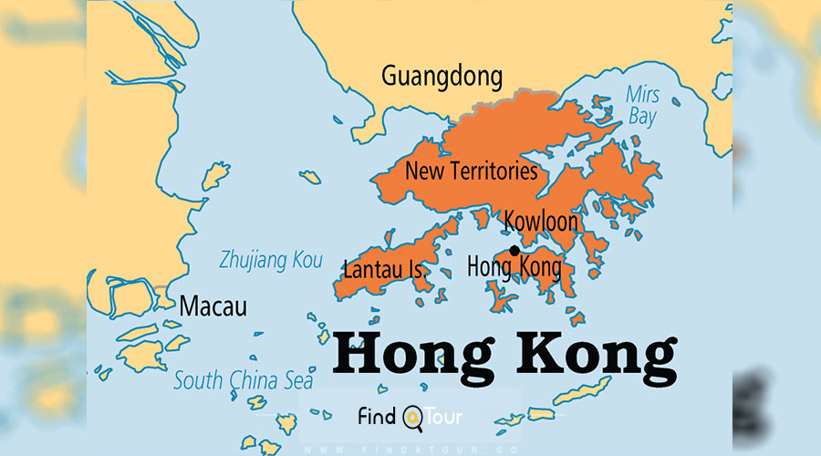 نقشه شهر هنگ کنگ