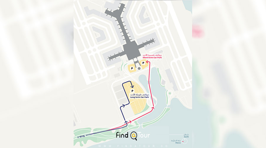 نقشه فرودگاه دوحه قطر