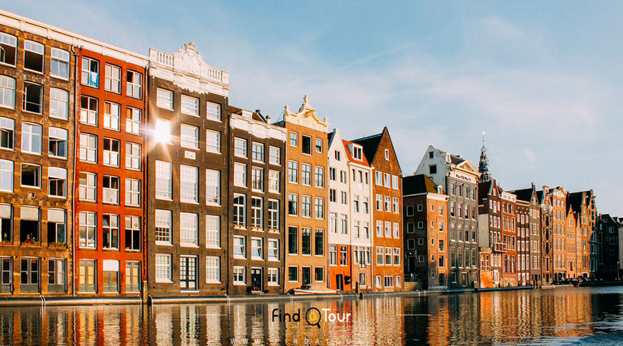 ساختمان های شهر آمستردام