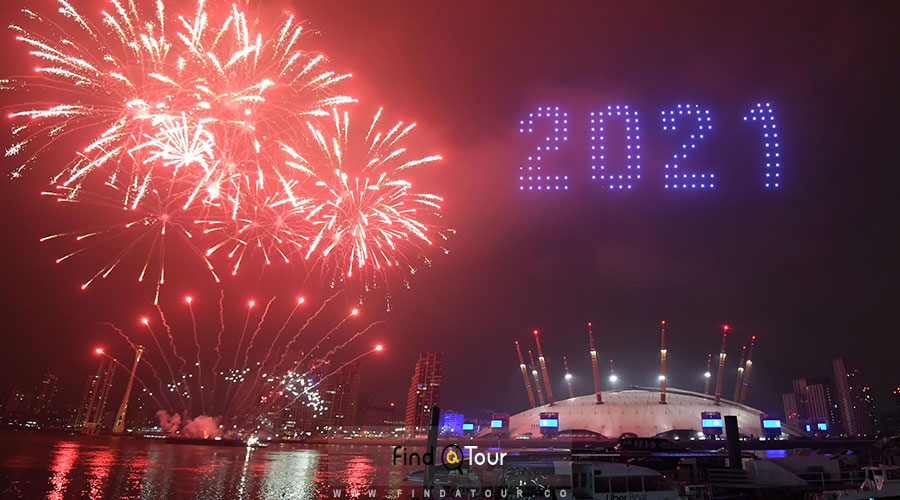 جشن سال نوی 2021  کشور انگلیس