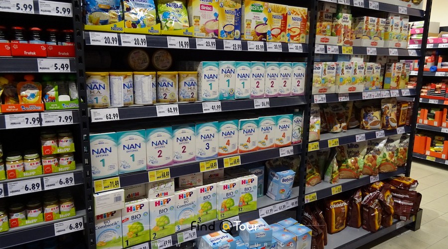هزینه خرید وسایل از سوپرمارکت در کرواسی