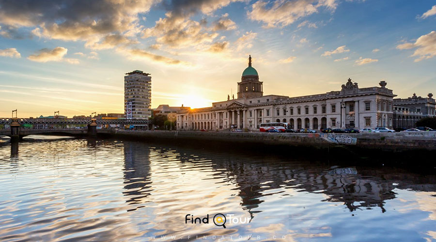 نمای زیبا از شهر دوبلین ایرلند