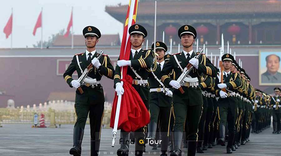 مراسم پرچم میدان تیان آنمن