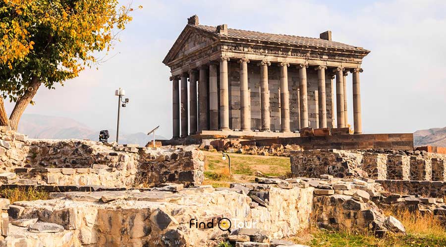 عکس زیبا از معبد گارنی ارمنستان