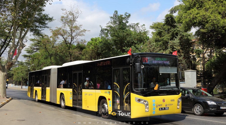اتوبوس های زرد رنگ استانبول