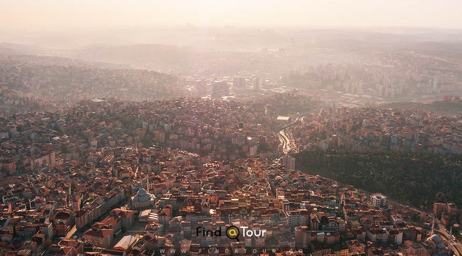 جمعیت شهر استانبول مقایسه شهر تهران واستانبول