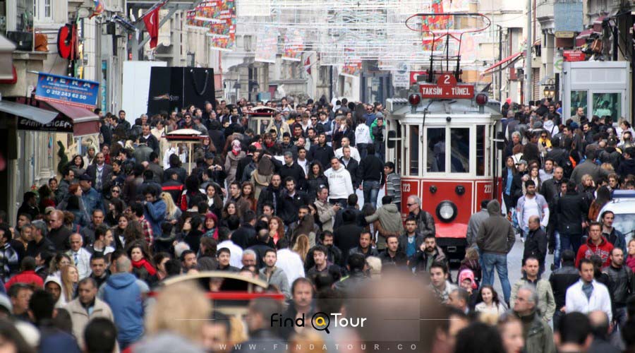 جمعیت شهر استانبول ترکیه
