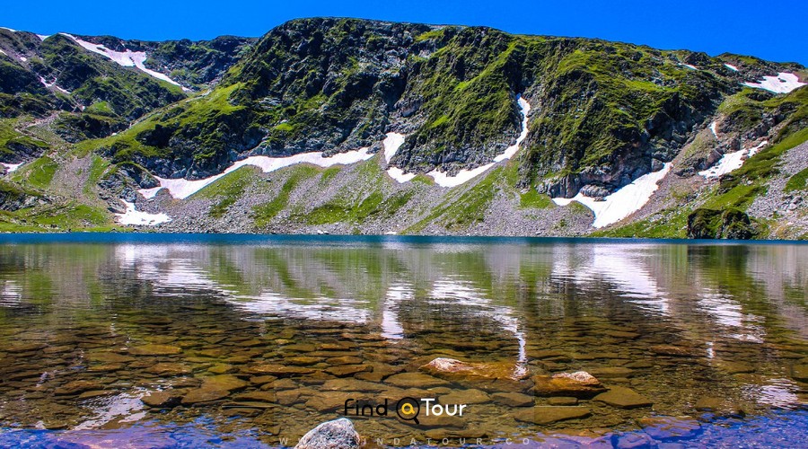 آب زلال هفت دریاچه ریلا بلغارستان
