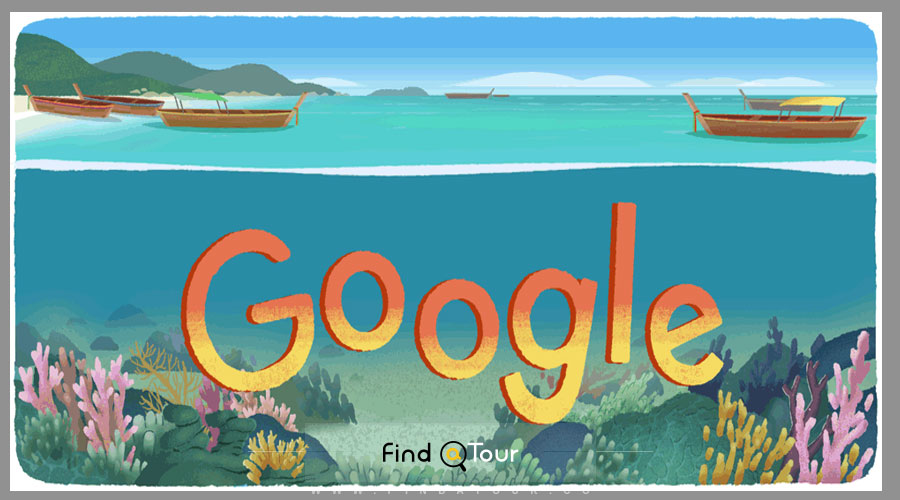 جزیره سیمیلان در گوگل دودل