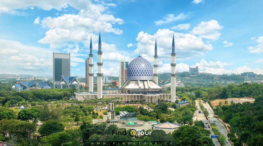  مسجد آبی مالزی