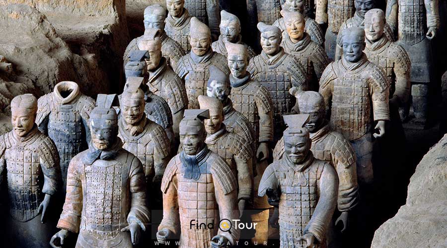 ارتش تراکوتا چین و معبد امپراتور شین هوان چین
