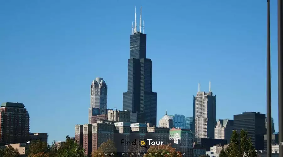 برج سیرز یا برج ویلیس شیکاگو Sears Tower or Willis Tower